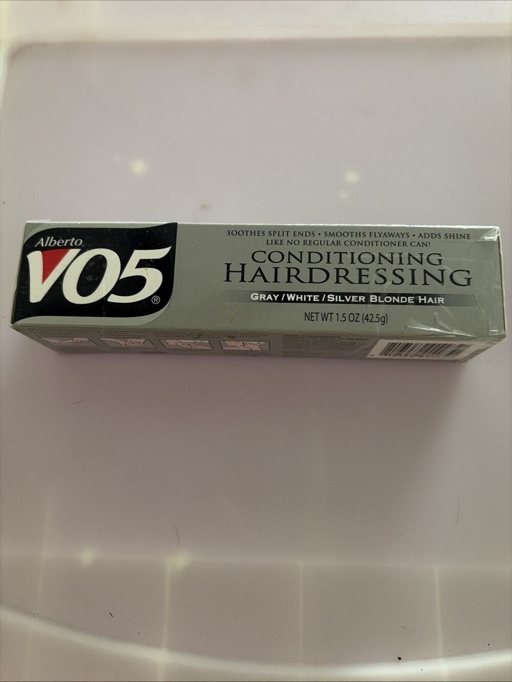 VO5 Conditioning Hairdressing Gray/White/Silver Blonde Hair New 1.5 oz.
